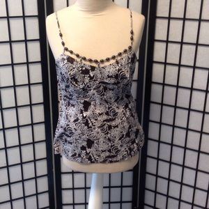 Loft Boho style beaded tank size 4